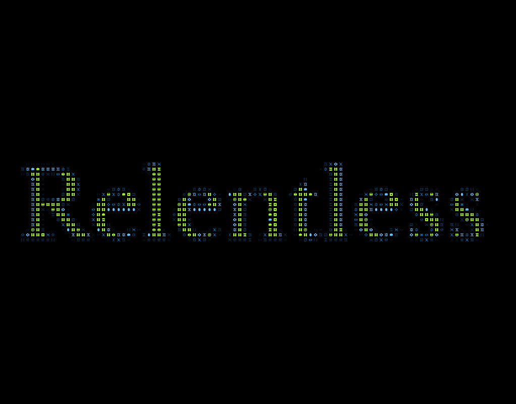 Relentless wordmark in blue and green glyphs on black